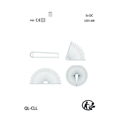 Lámpara de Mesa Libro Iluminado LED 3W | Serie BOOK