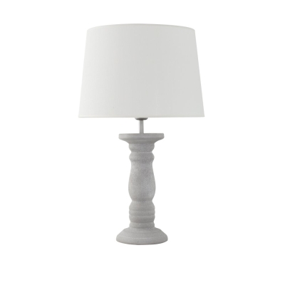 Lámpara de Mesa de Cerámica Beige de 58cm | Serie ROMINA