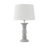 Lámpara de Mesa de Cerámica Beige de 58cm | Serie ROMINA