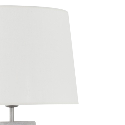 Lámpara de Mesa de Cerámica Beige de 58cm | Serie ROMINA