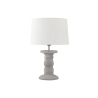 Lámpara de Mesa de Cerámica Beige de 43cm | Serie ROMINA