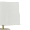 Lámpara de Mesa de Cerámica Beige de 43cm | Serie ROMINA