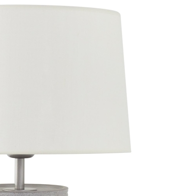 Lámpara de Mesa de Cerámica Beige de 43cm | Serie ROMINA