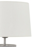 Lámpara de Mesa de Cerámica Beige de 43cm | Serie ROMINA