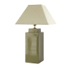 Lámpara de Mesa de Cerámica Beige | Serie ALBA