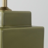 Lámpara de Mesa de Cerámica Beige | Serie ALBA