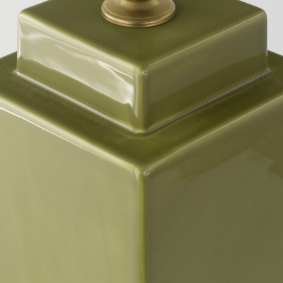 Lámpara de Mesa de Cerámica Beige | Serie ALBA
