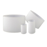 PANTALLA CILINDRICA D15 d15 h12 LINO BASICO BLANCO